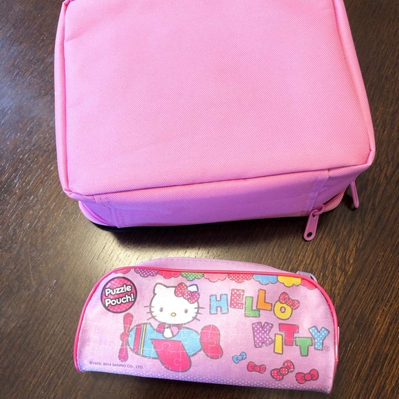 Hello Kitty Rainbow Insulated Lunch Box and Pencil Case - Picture 3 of 6